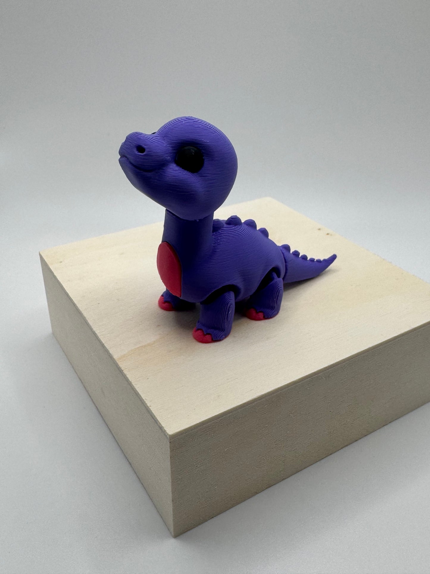 Purple dinosaur mini